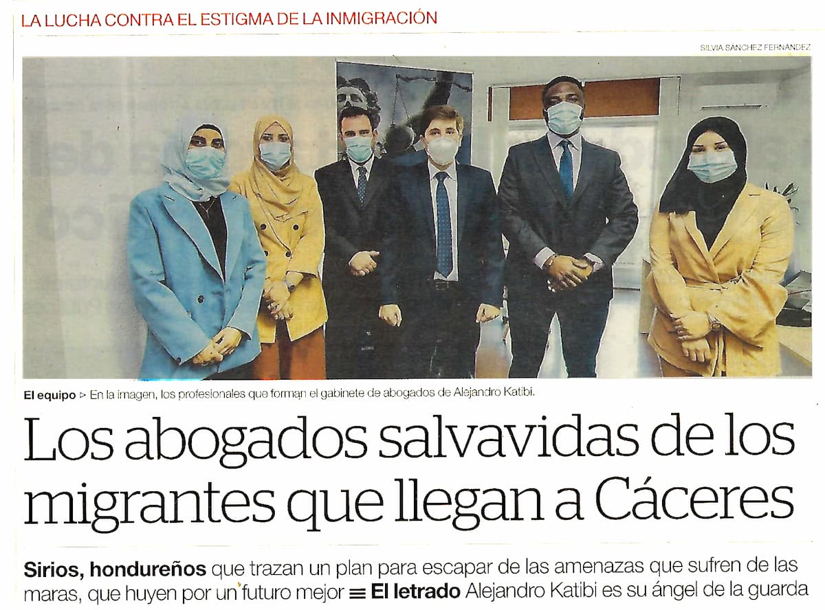 Abogados de extranjería en Cáceres Capital y provincia, solicita una primera consulta gratis